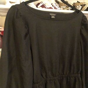 Ann Taylor Black peplum top